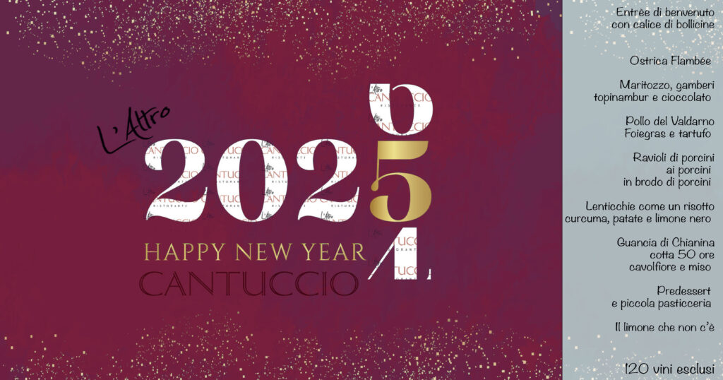 menu capodanno 2025 L'Altro Cantuccio